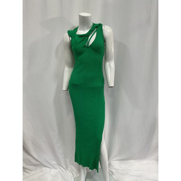Aknvas 'Sevrine' Green Cut Out Dress Size S - Picture 2 of 5